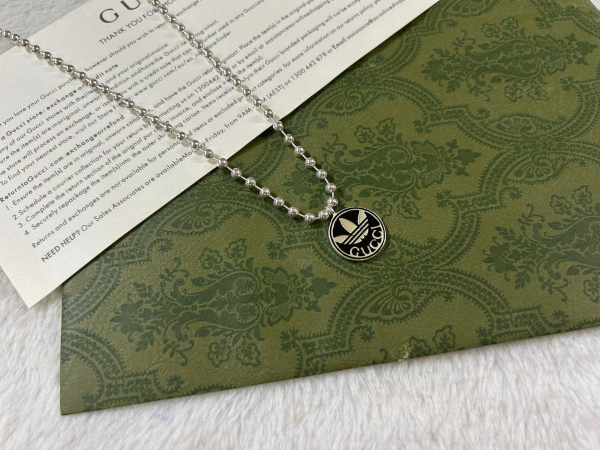 Gucci Double G x Adidas Pendant Boule Necklace